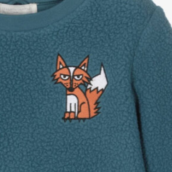 NWT Stella McCartney Sly Fox Fleece Crewneck Sweatshirt - Picture 2 of 3